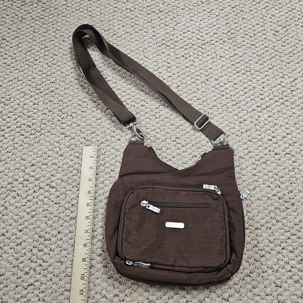 Baggallini Criss Cross Crossbody Bag Brown